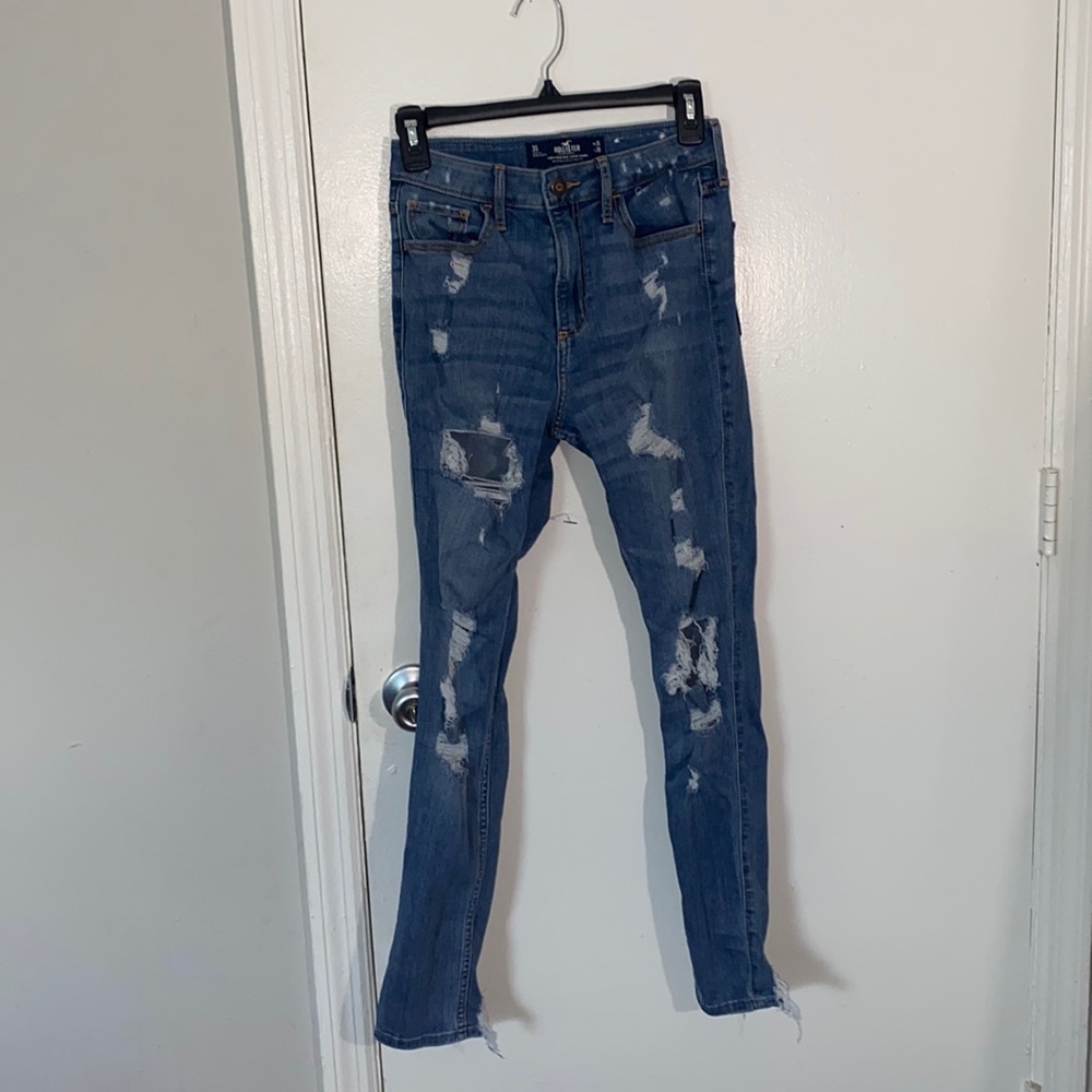 Hollister Blue Ripped Jeans